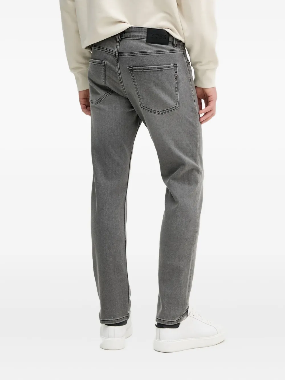 BOSS Jeans met vijf zakken - Grijs