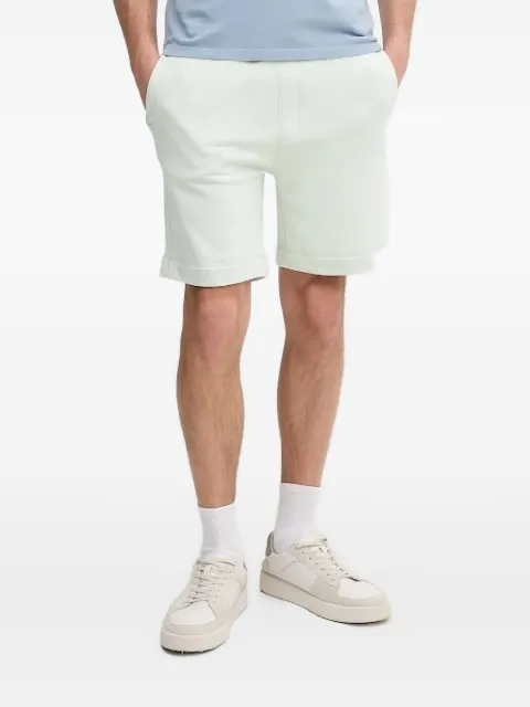 BOSS logo-appliqué track shorts