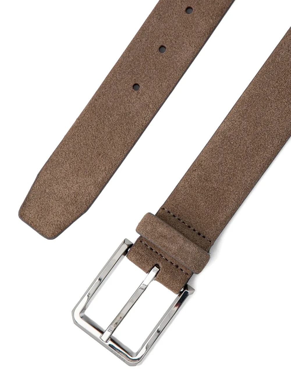 BOSS suede silver-buckle belt | Image 2