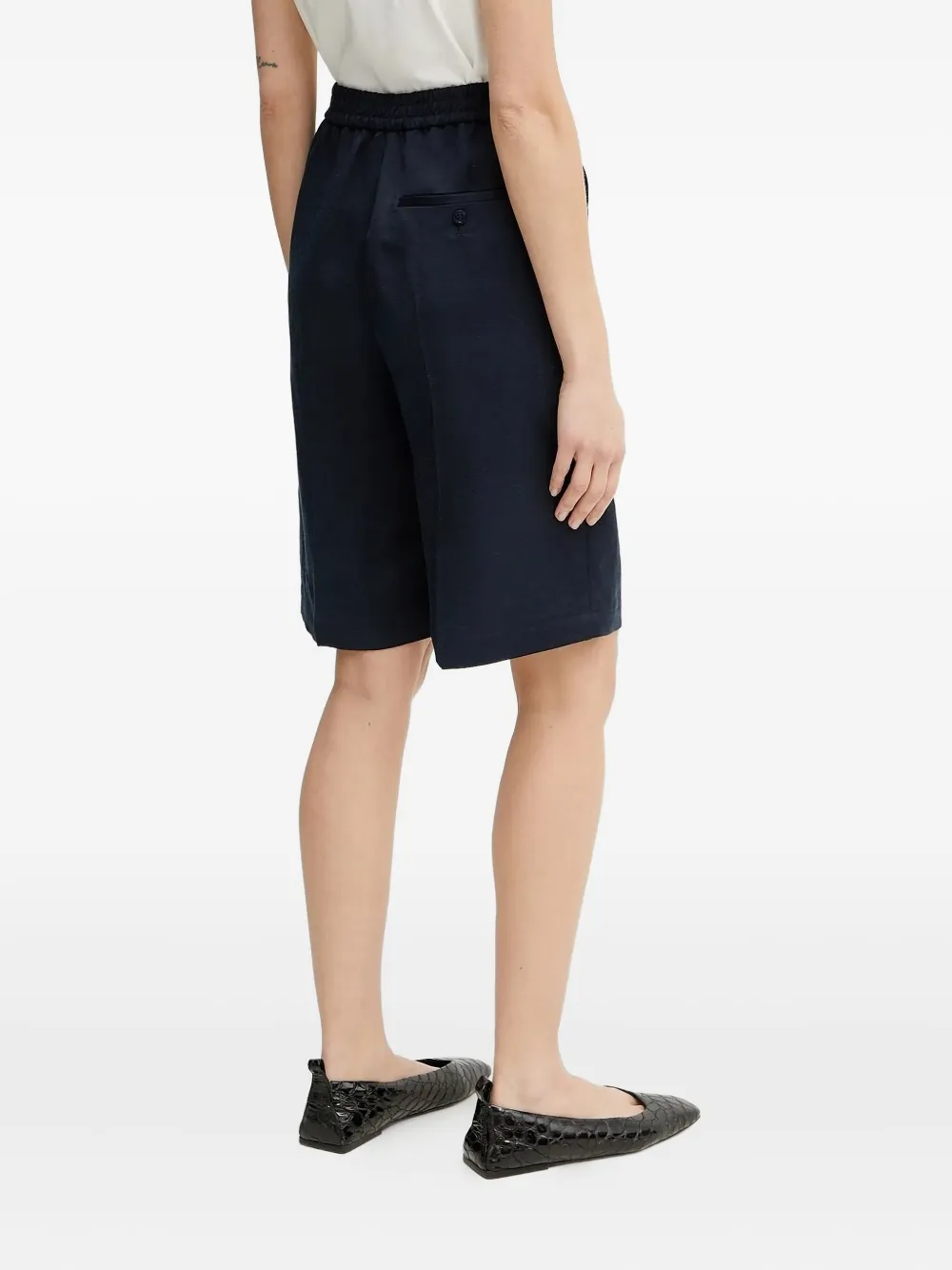 BOSS Shorts met elastische tailleband - Blauw