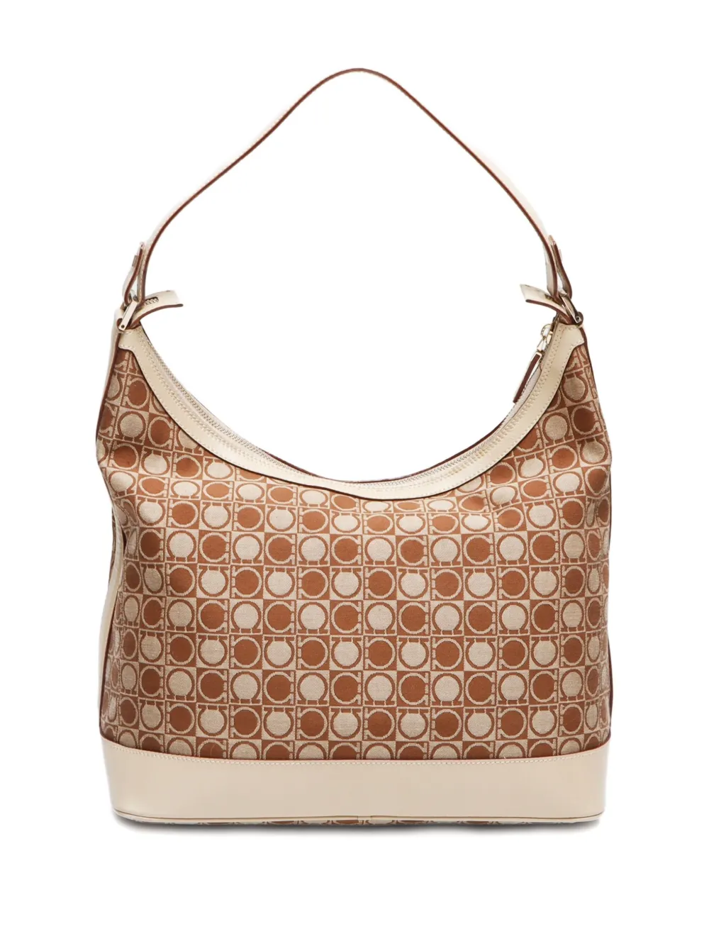 Ferragamo Pre-Owned 2010-2020s Gancini Pattern Canvas shoulder bag | Image 2