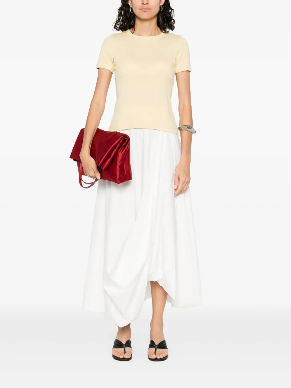 Flore Flore Organic Cotton T-shirt In Neutral