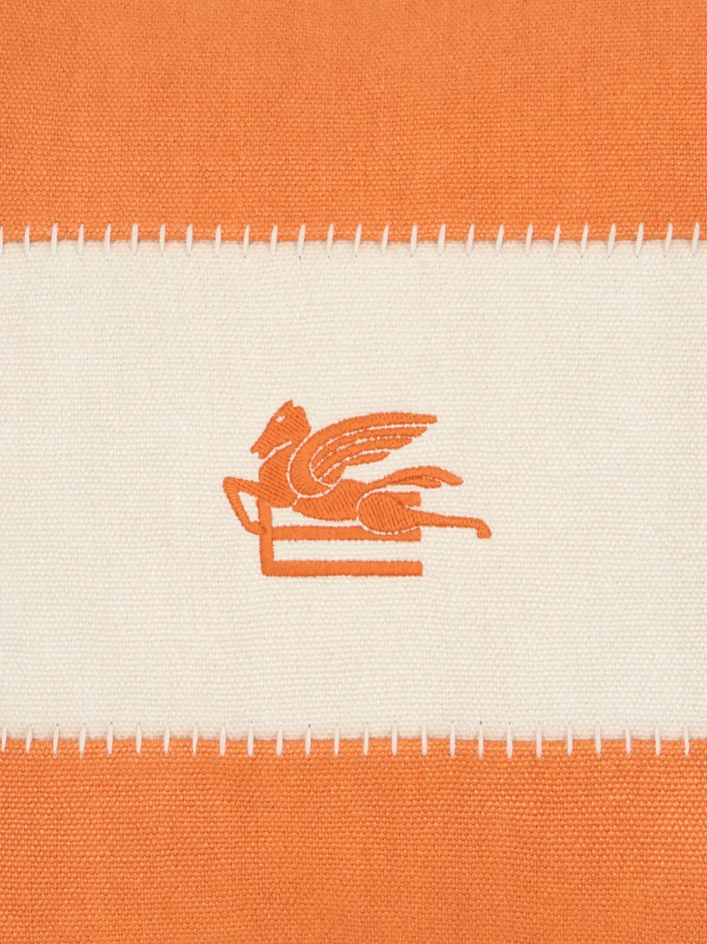 ETRO HOME ロゴ クッション | オレンジ | FARFETCH JP