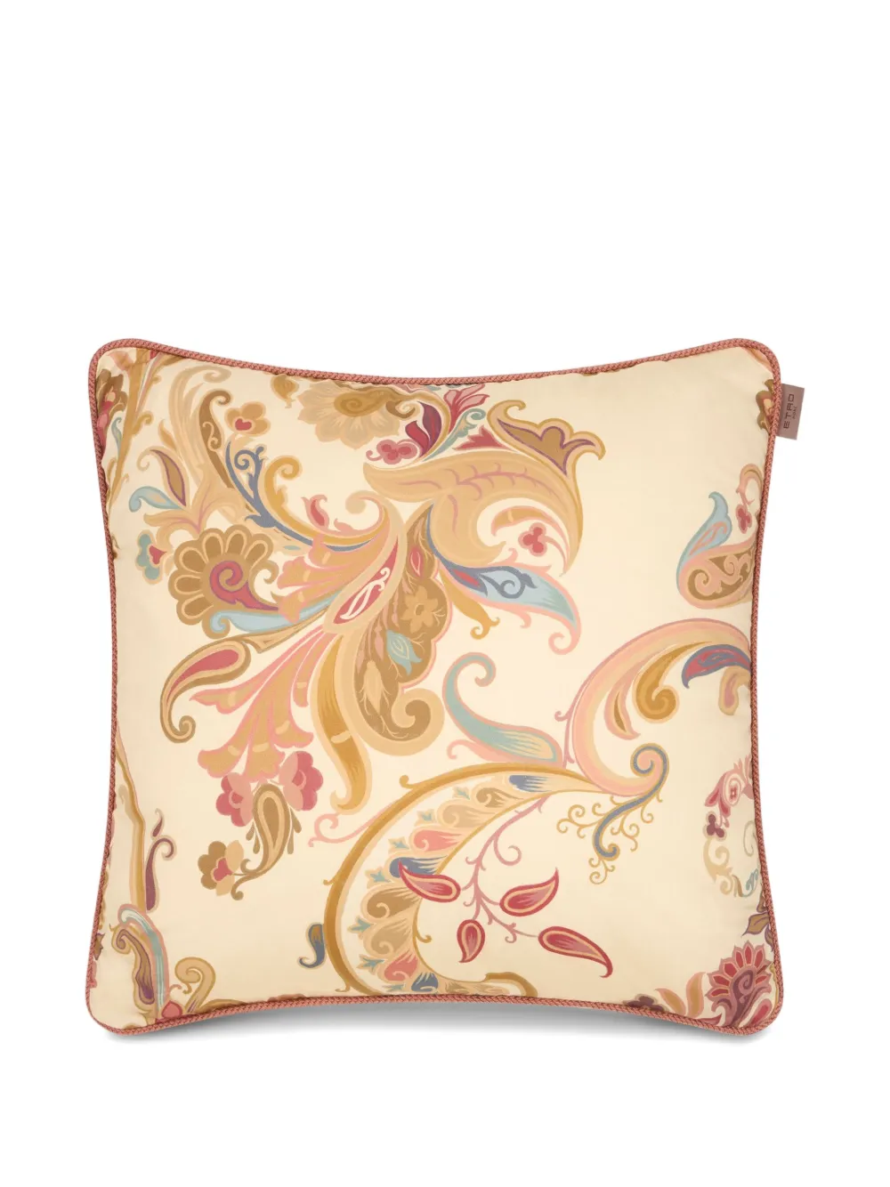 ETRO HOME coussin en velours à motif cachemire | blanc | Image 1