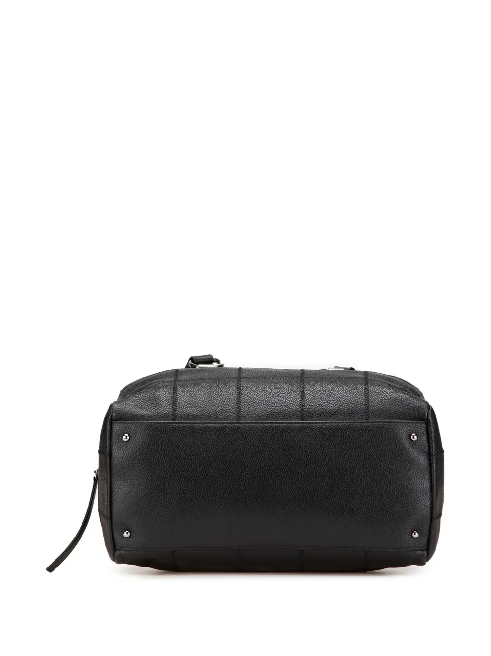 Pre-owned Chanel 2004-2005 Choco Bar Caviar Shoulder Bag In Black