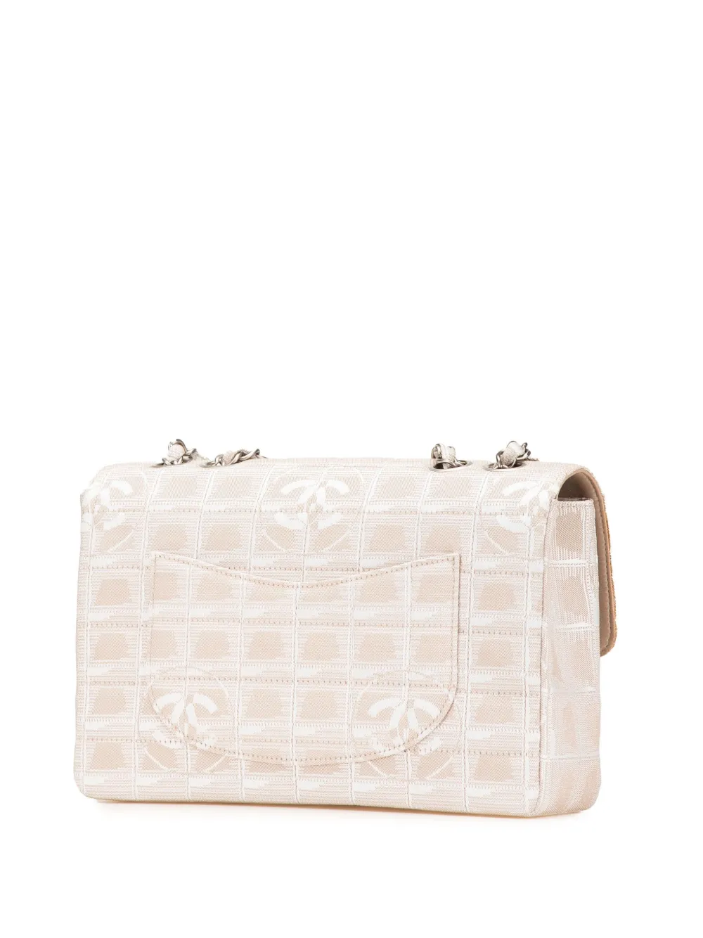 CHANEL Pre-Owned 2002-2003 Medium New Travel Line Nylon Single Flap shoulder bag | Pre-Owned | Image 2
