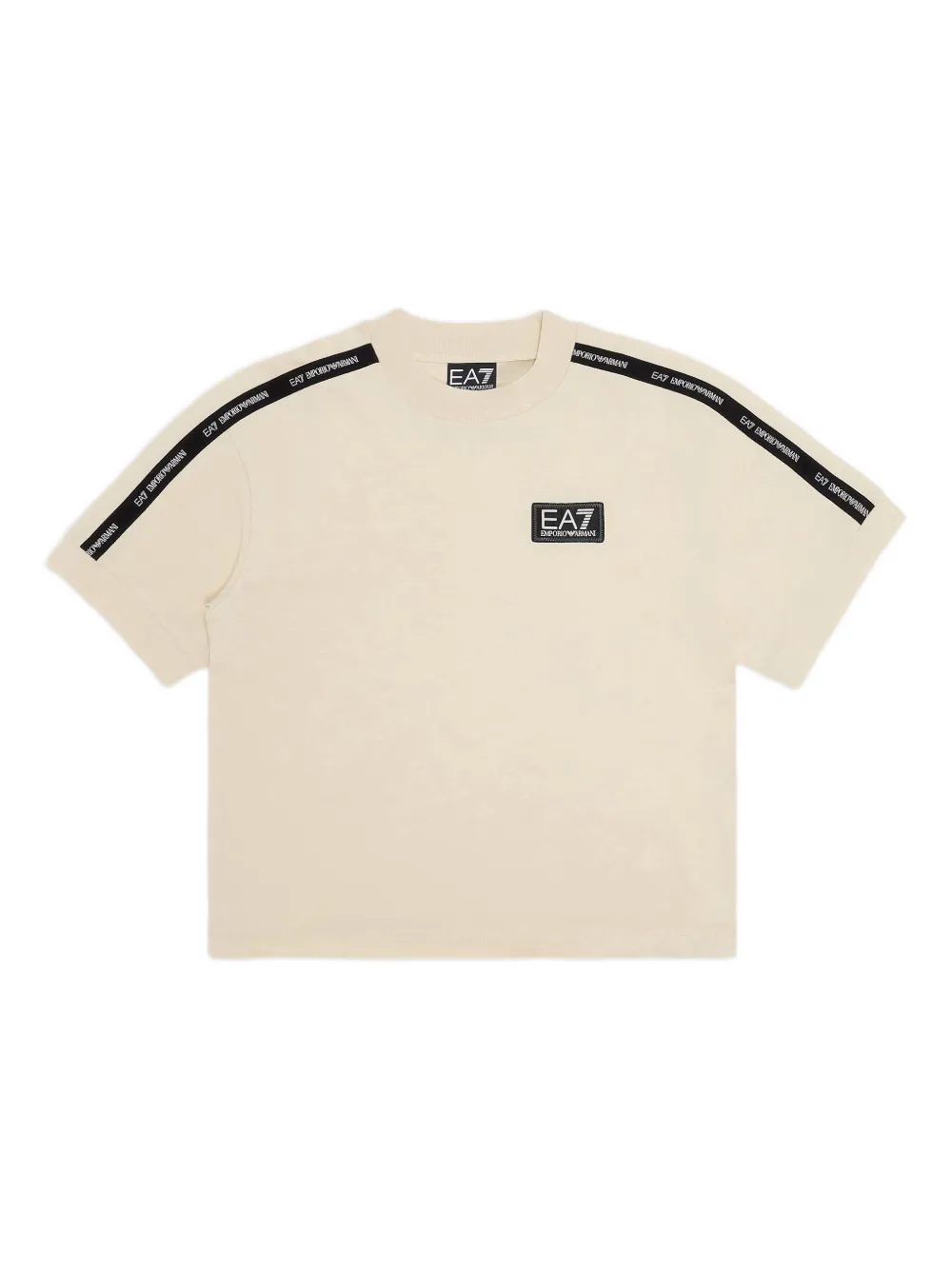 Emporio Ar i Kids T-shirt met logo Beige