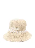 MC2 Saint Barth Kids Polly hat - Neutrals