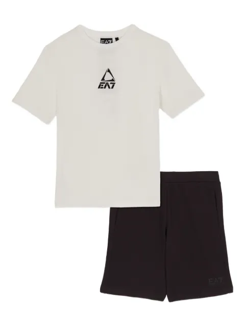 Emporio Armani Kids logo-print tracksuit set