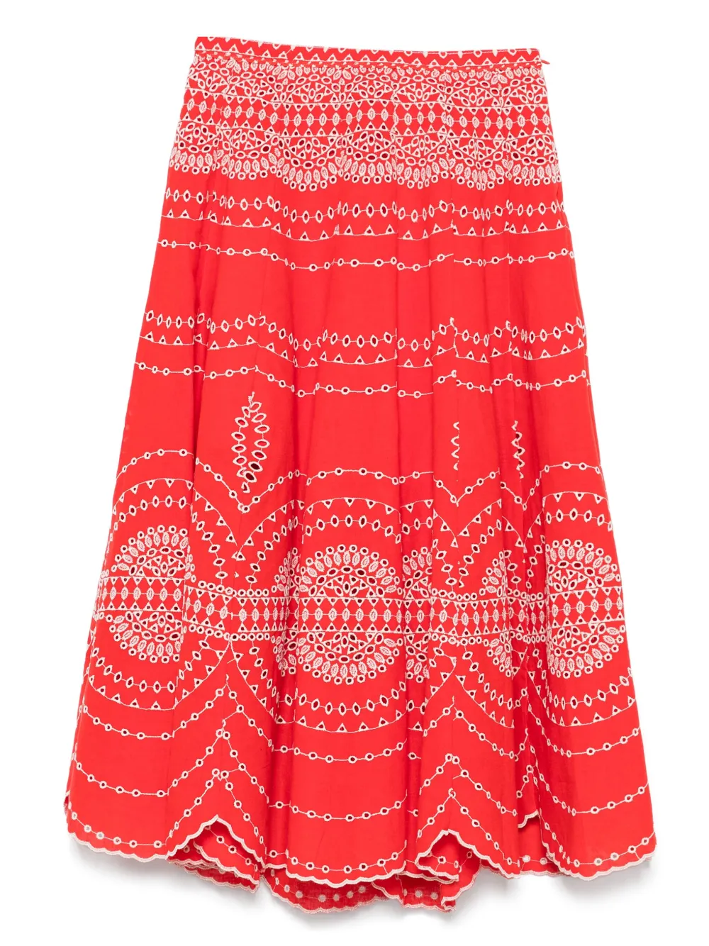 Charo Ruiz Ibiza Livvy midi-rok Rood