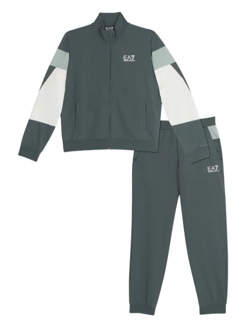 Emporio Armani Kids logo-print tracksuit set