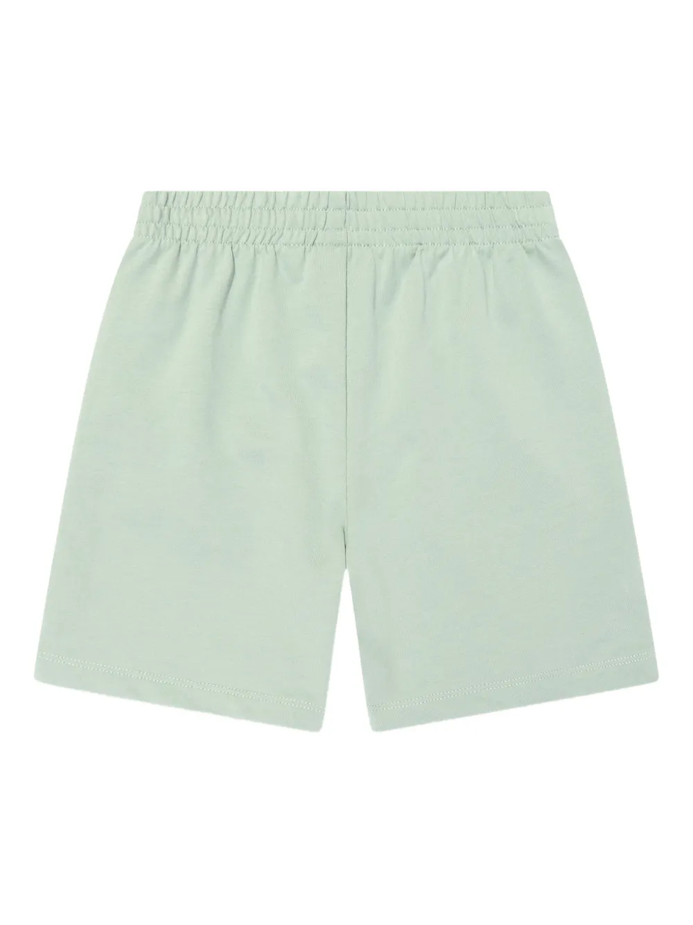 Emporio Armani Kids Katoenen shorts Groen