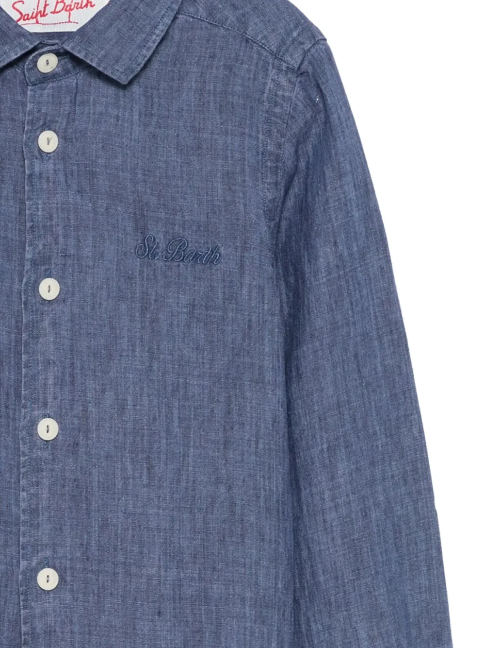 MC2 Saint Barth Kids Agnes shirt Blauw