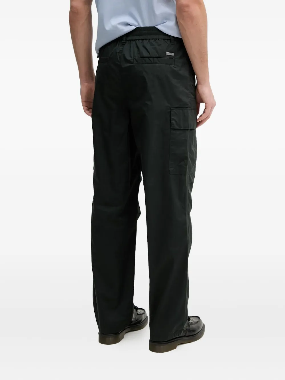 Armani Exchange Broek met cargo zak - Zwart