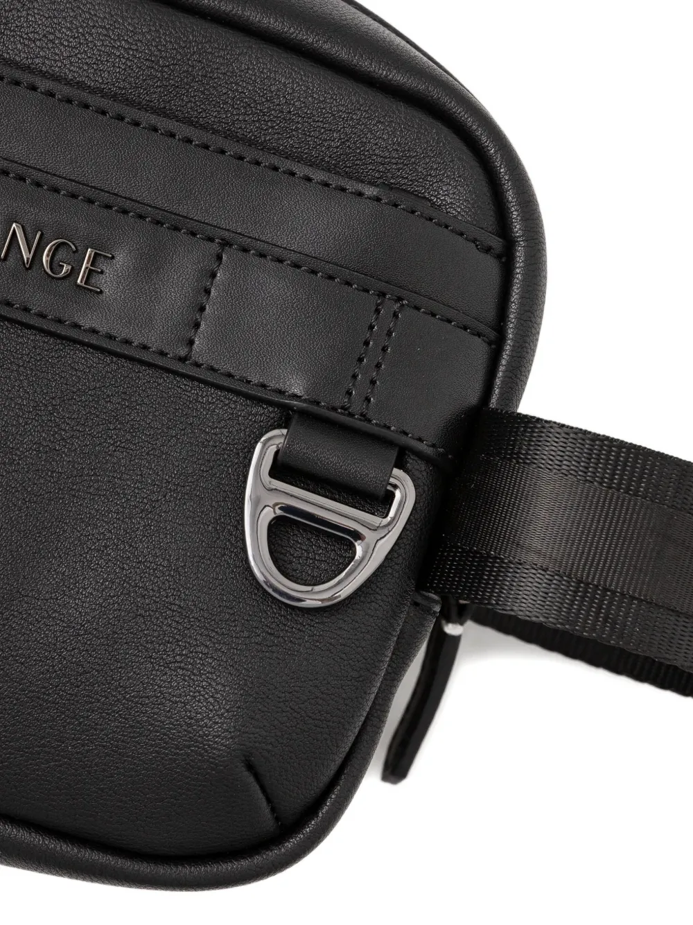 Armani Exchange Toilettas met logoprint Zwart