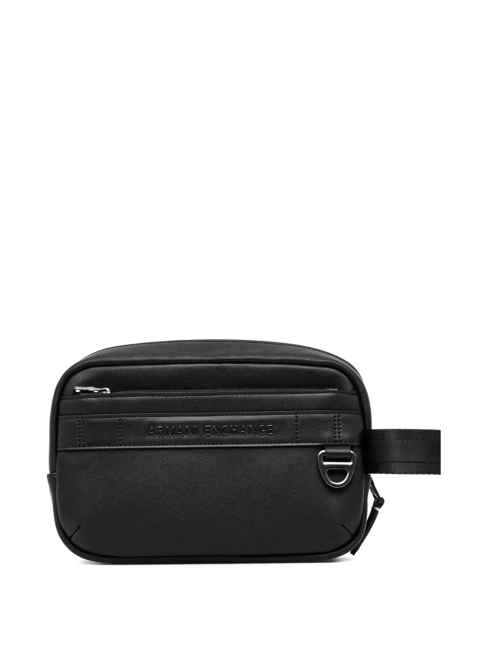 Armani Exchange logo-print wash bag | Black | Image 1