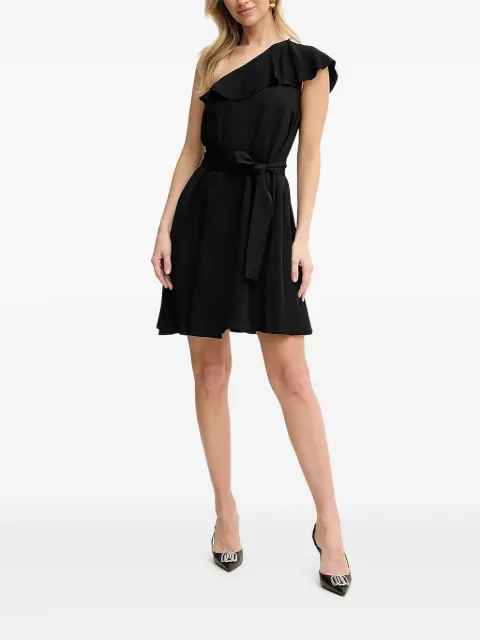 Armani Exchange ruffle one-shoulder mini dress
