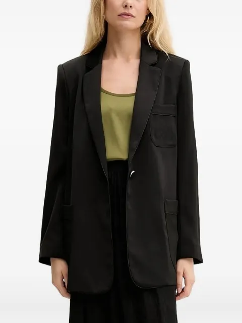 Armani Exchange embroidered-pocket blazer