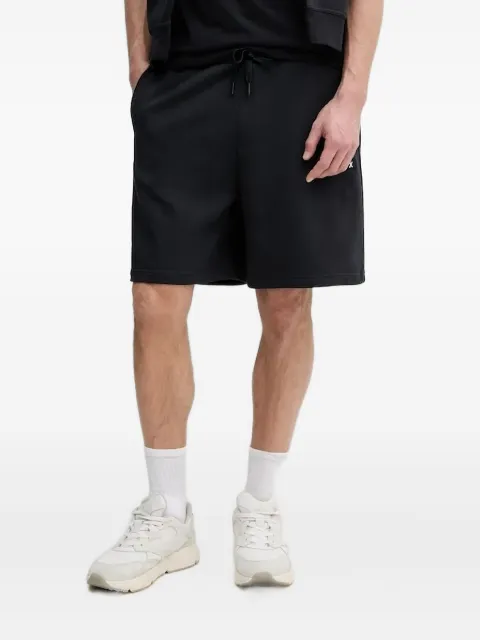 Armani Exchange embroidered-logo drawstring track shorts