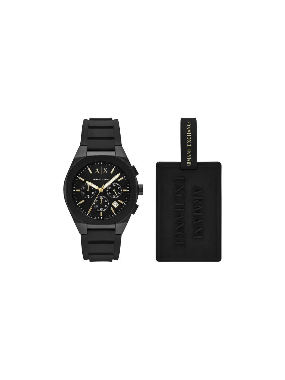 Armani Exchange round face 42mm | noir | Image 1