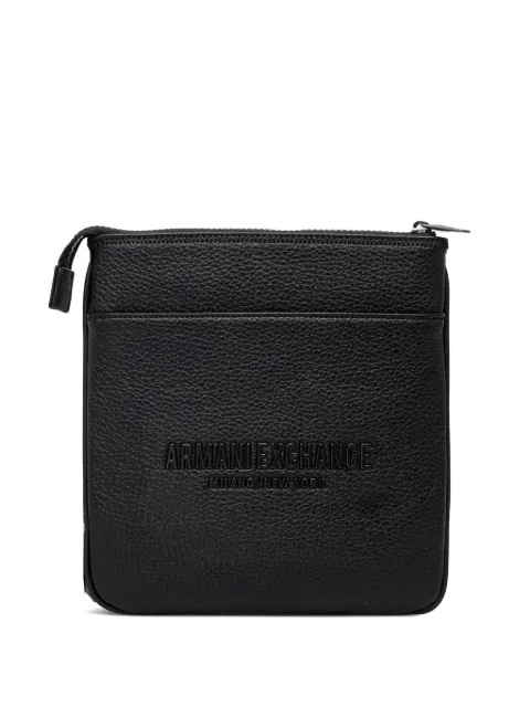 Armani Exchange logo-lettering crossbody bag