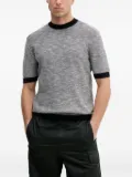 Armani Exchange textured-knit T-shirt - Blue
