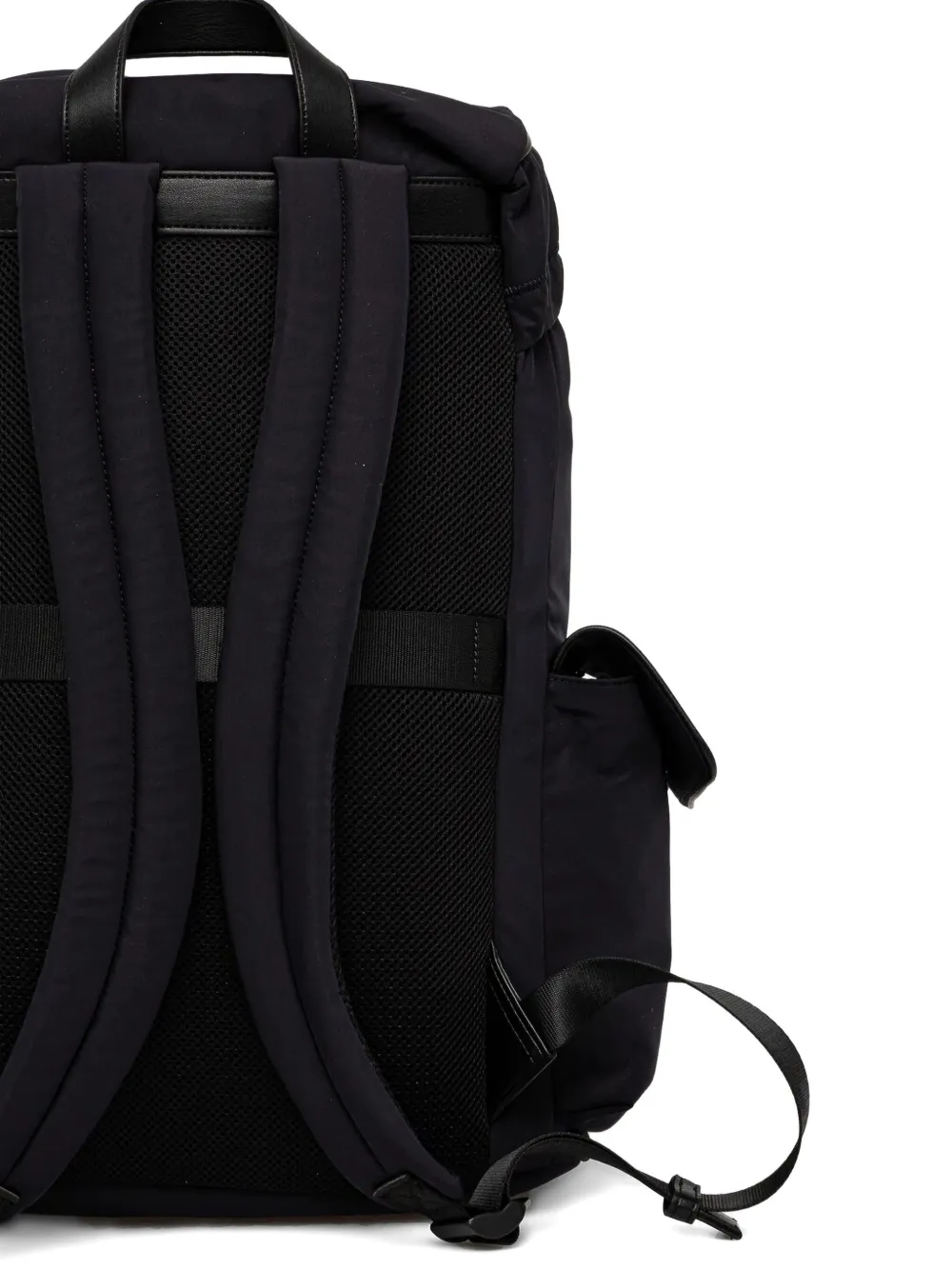 Armani Exchange Rugzak met trekkoord en omslag Zwart