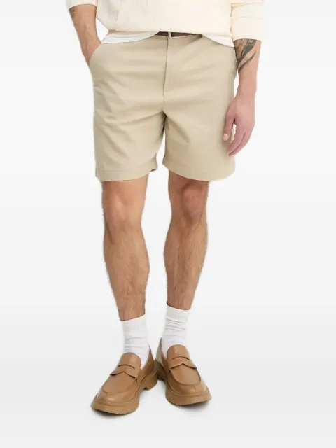 Armani Exchange flat-front welted-pocket shorts