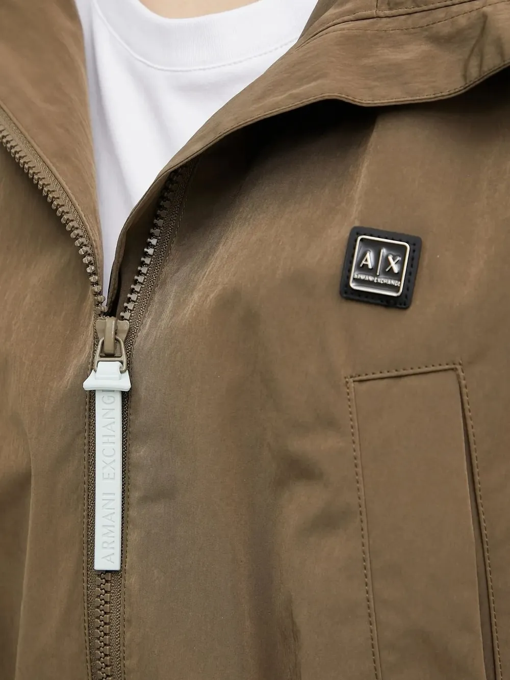 Armani Exchange hooded drawstring jacket Bruin