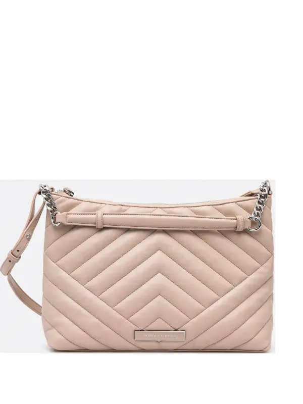 Armani Exchange キルティング ショルダーバッグ | ピンク | FARFETCH JP