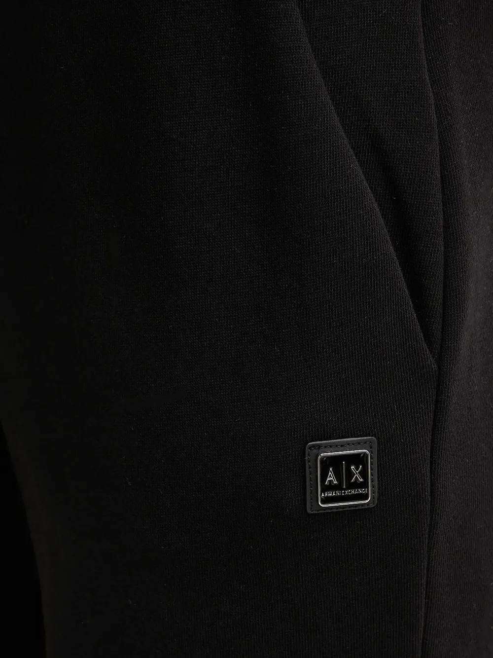 Armani Exchange Joggingbroek met elastische cuffs Zwart