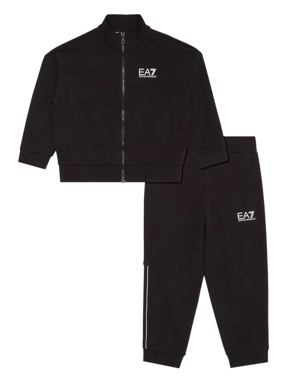 Emporio Ar i Kids Trainingspak met logoprint Zwart