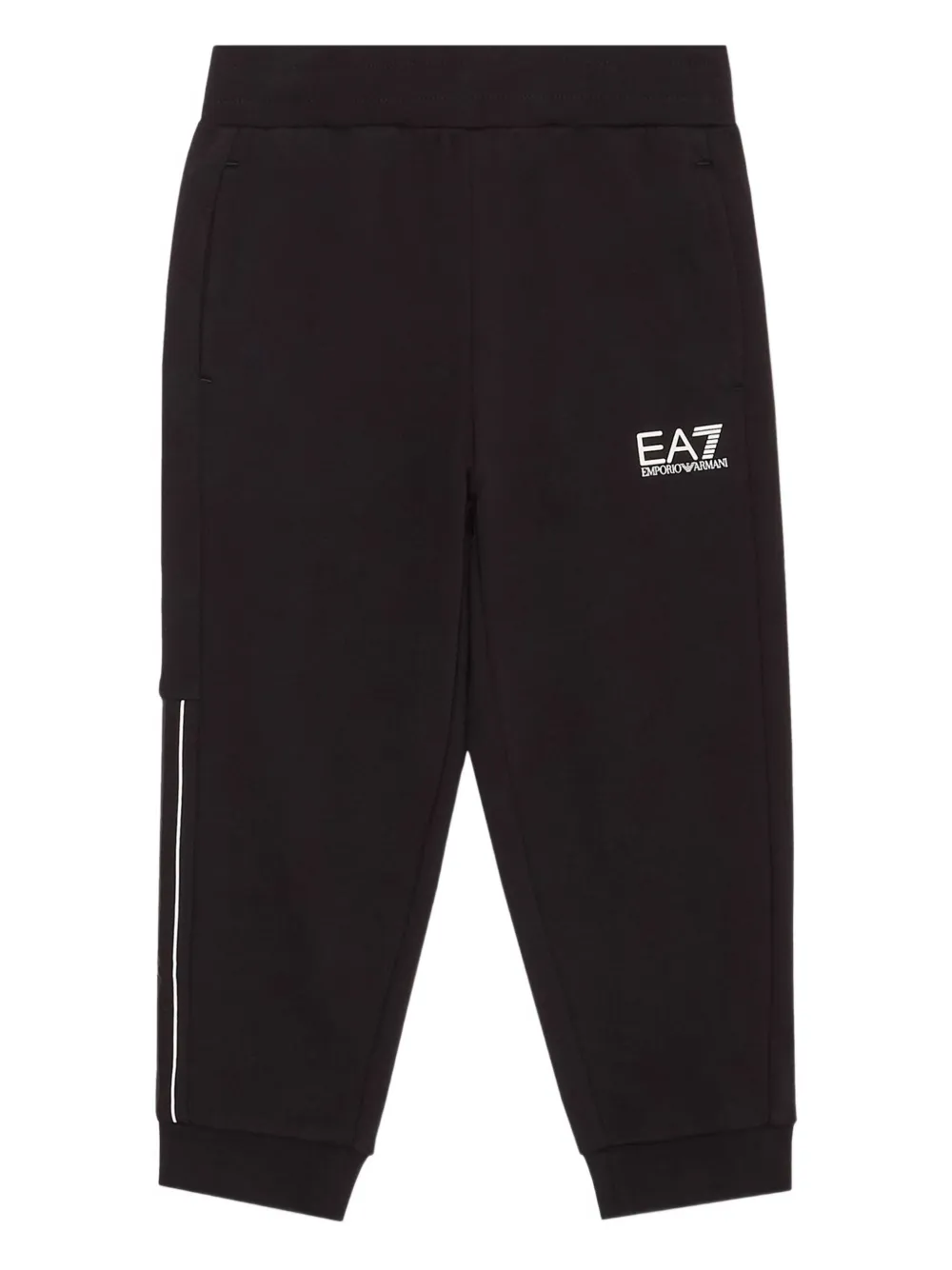 Emporio Armani Kids Trainingspak met logoprint Zwart