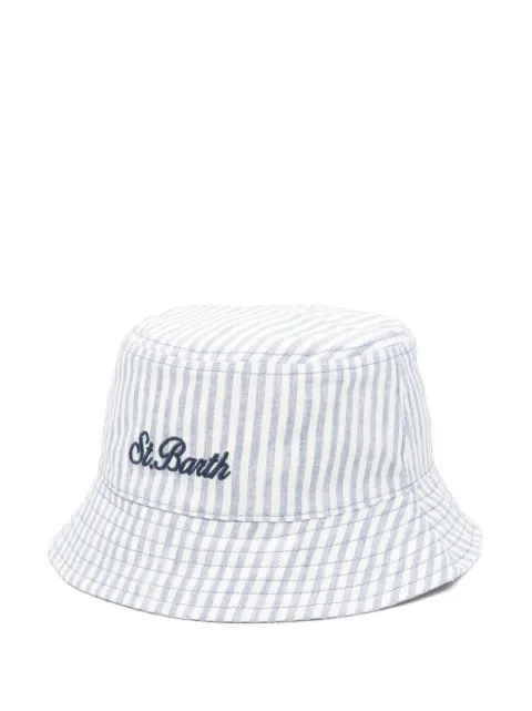 MC2 Saint Barth Kids striped bucket hat