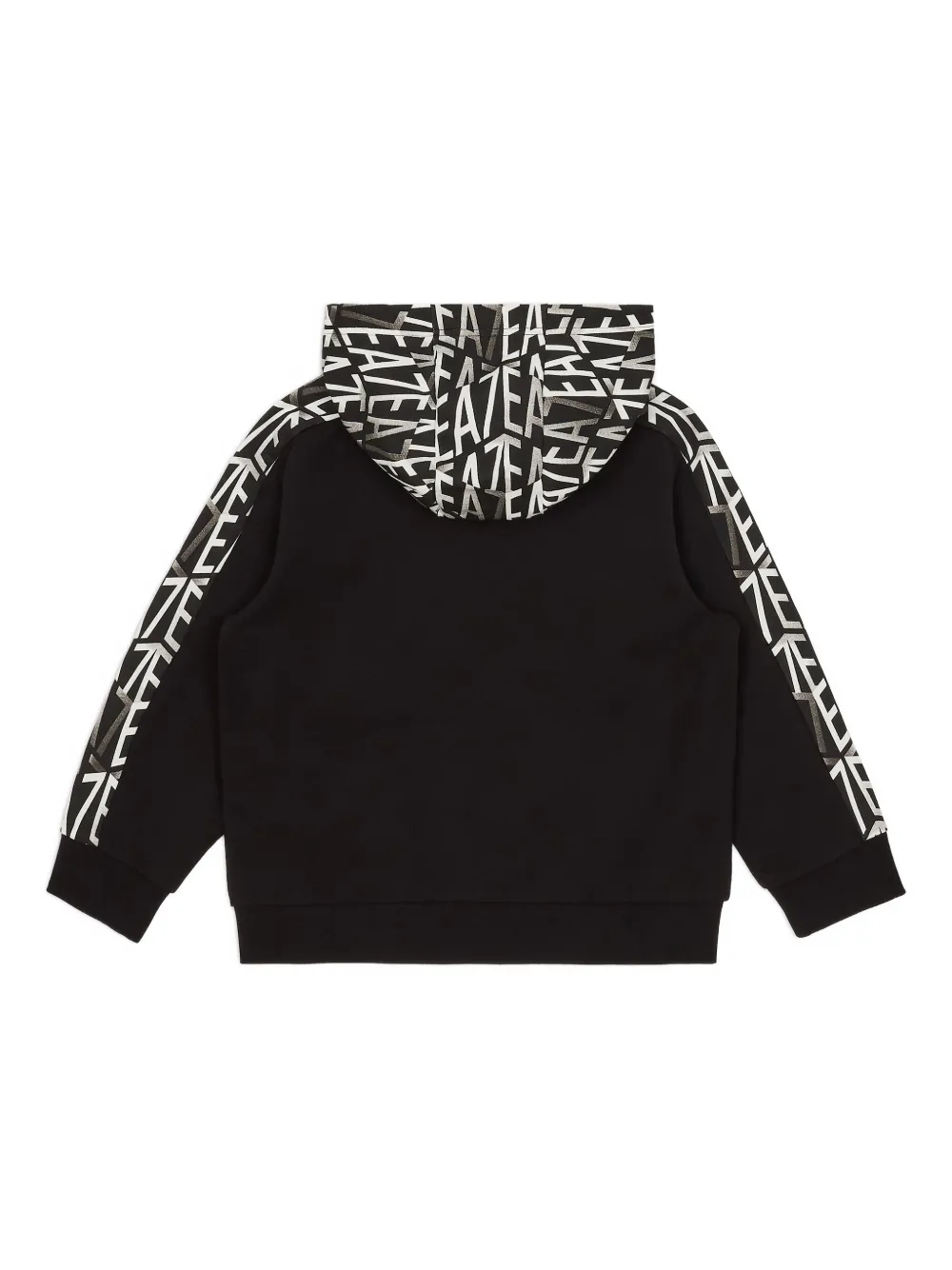 Emporio Armani Kids Hoodie met logo Zwart
