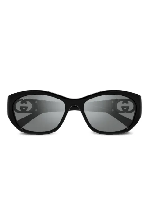 Gucci Eyewear GG-logo oval-frame sunglasses