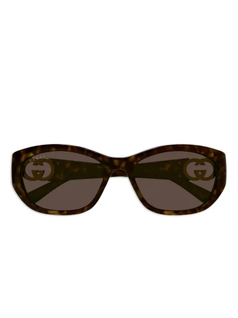 Gucci Eyewear interlocking-GG tortoiseshell sunglasses