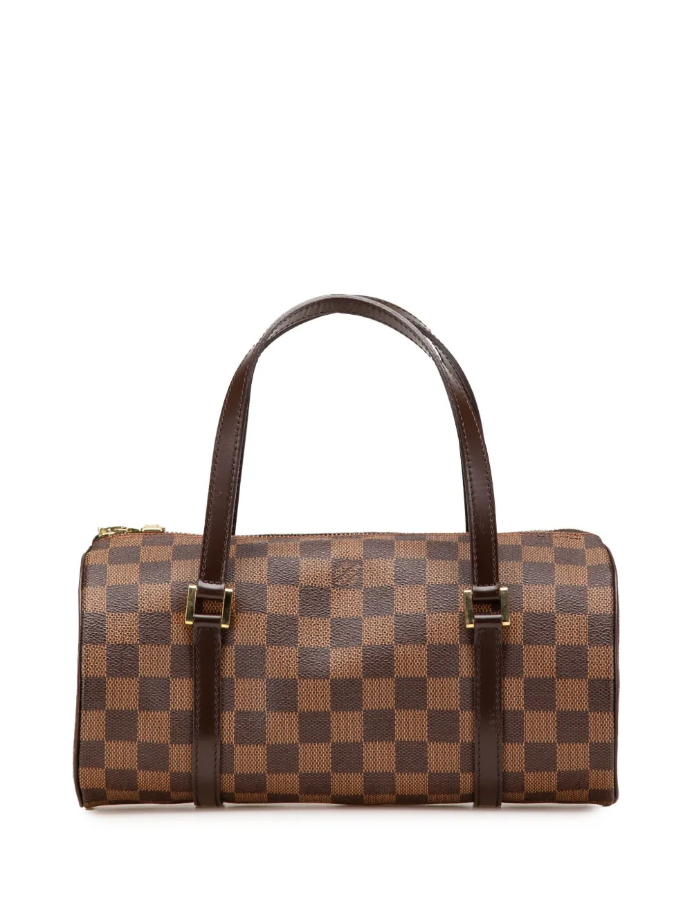 Louis Vuitton Pre-Owned 2003 ダミエ エベヌ パピヨン 26 ハンドバッグ - ブラウン Louis Vuitton Pre-Owned 2003 ダミエ エベヌ パピヨン 26 ハンドバッグ - ブラウン