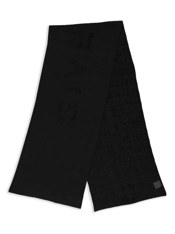 Givenchy 4G-appliqué Scarf in Black