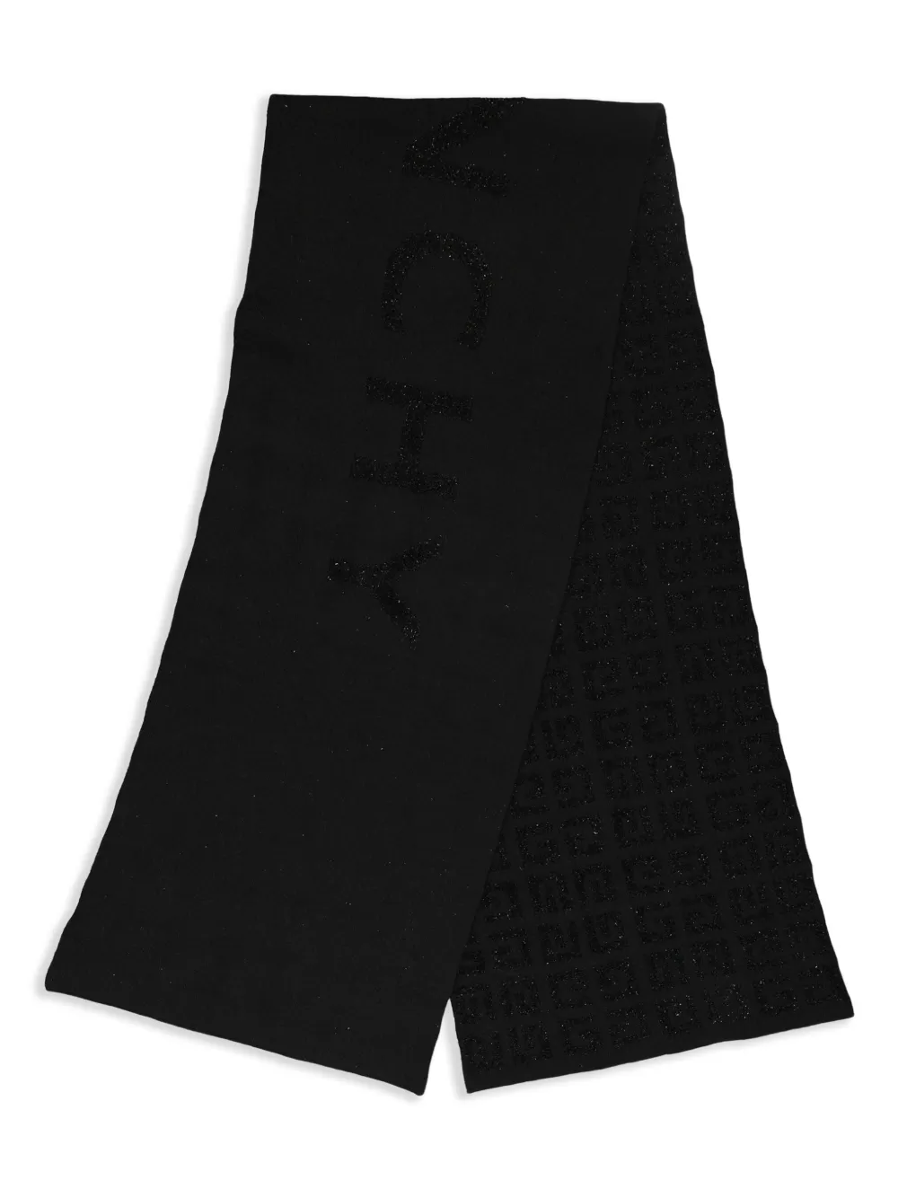 Givenchy 4G-appliqué scarf - Zwart