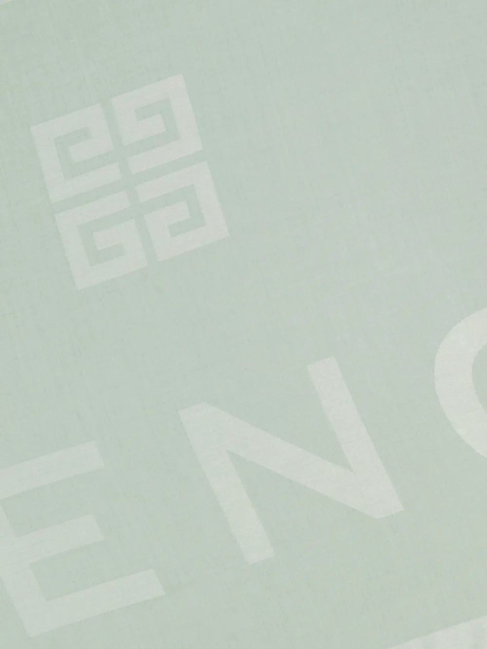 Givenchy Sjaal met logo-jacquard Groen