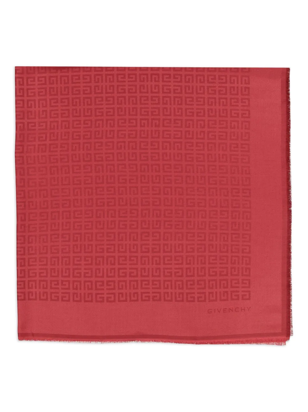 Givenchy Sjaal met 4G print Rood