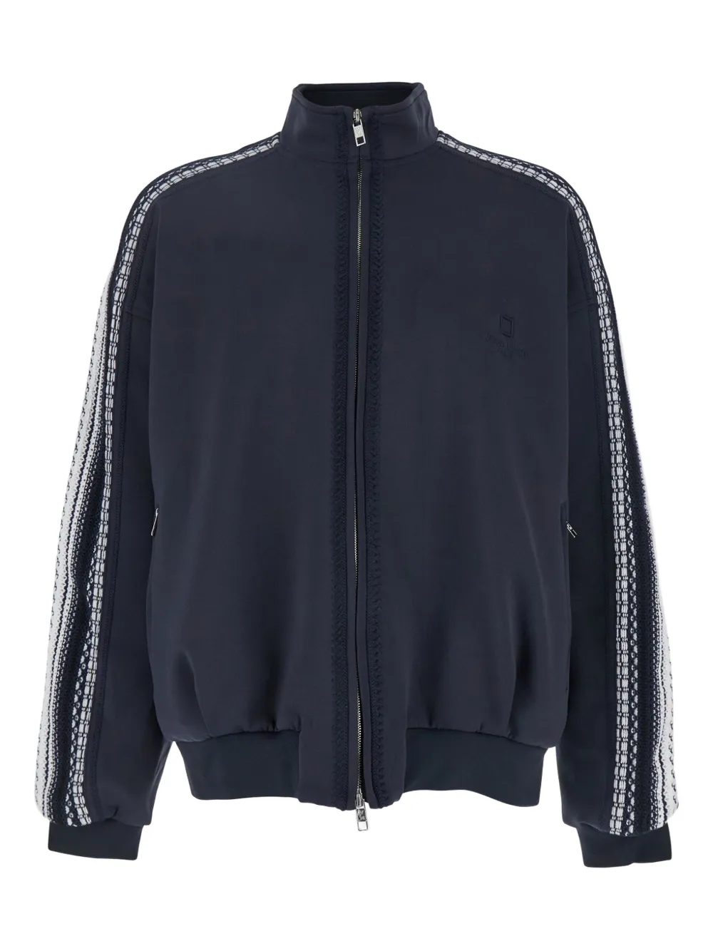 Wooyoungmi embroidered-logo jumper - Blue