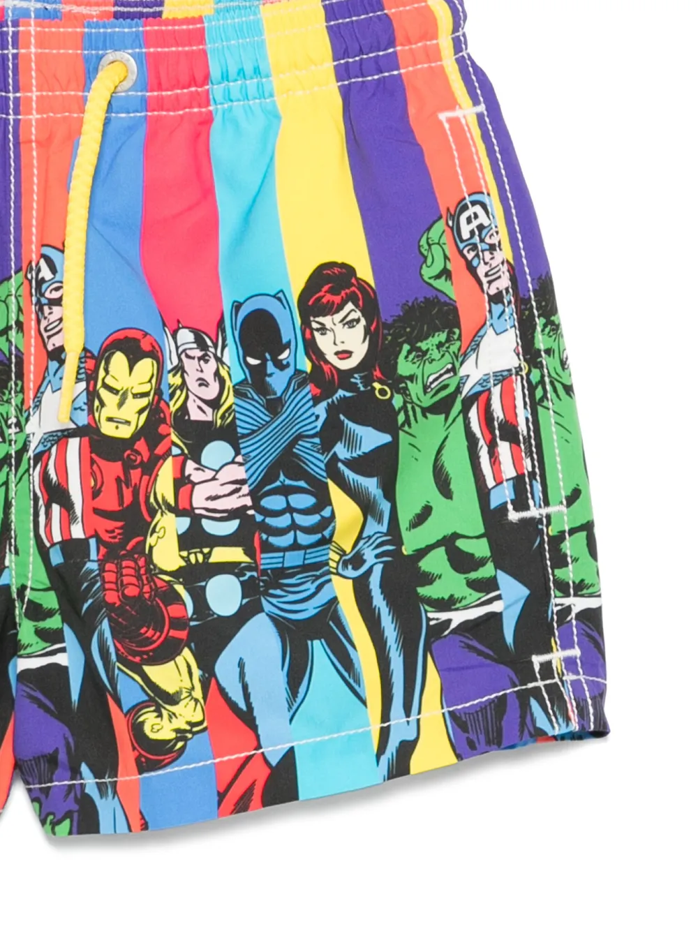 MC2 Saint Barth Kids x Marvel Haiti zwembroek Blauw