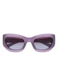 Gucci Eyewear acetate cat-eye sunglasses - Purple