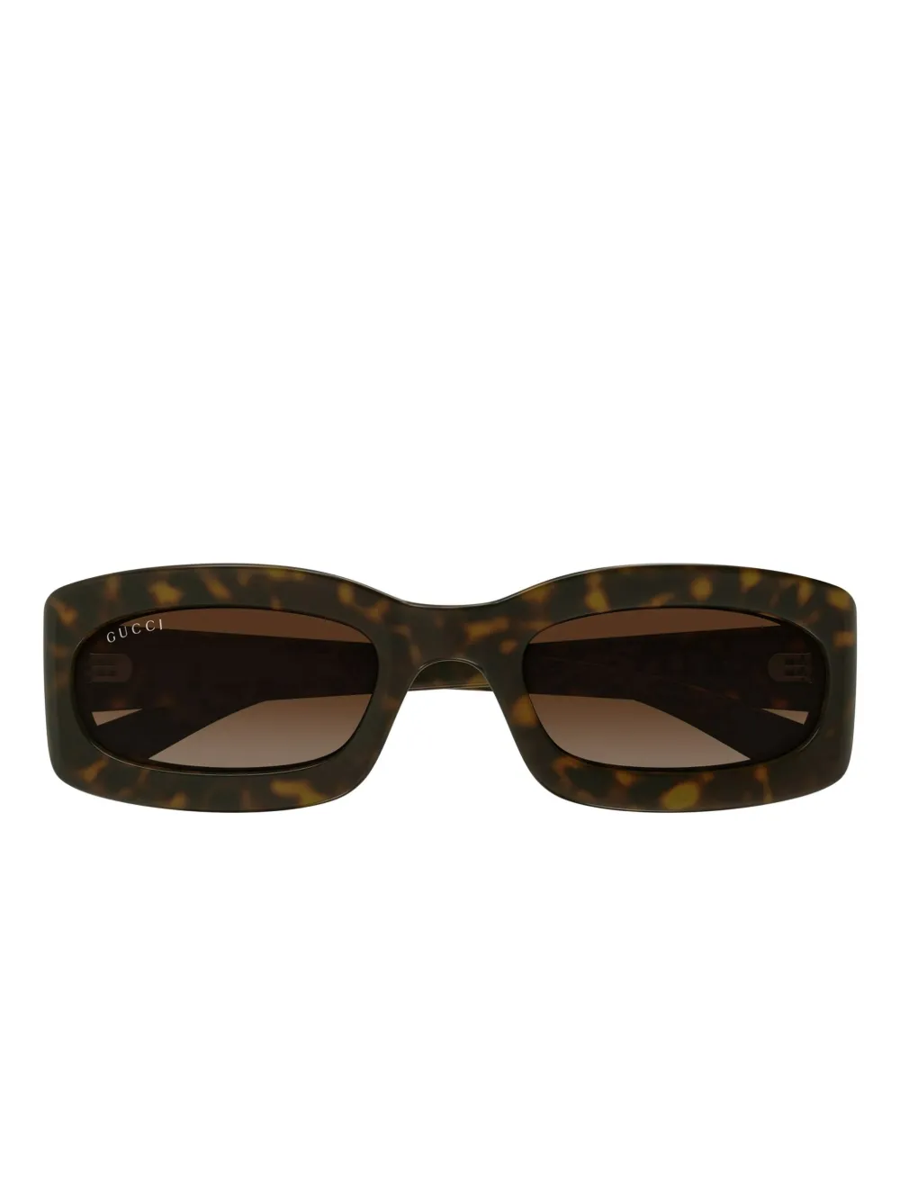 Gucci tortoiseshell rectangle sunglasses Bruin