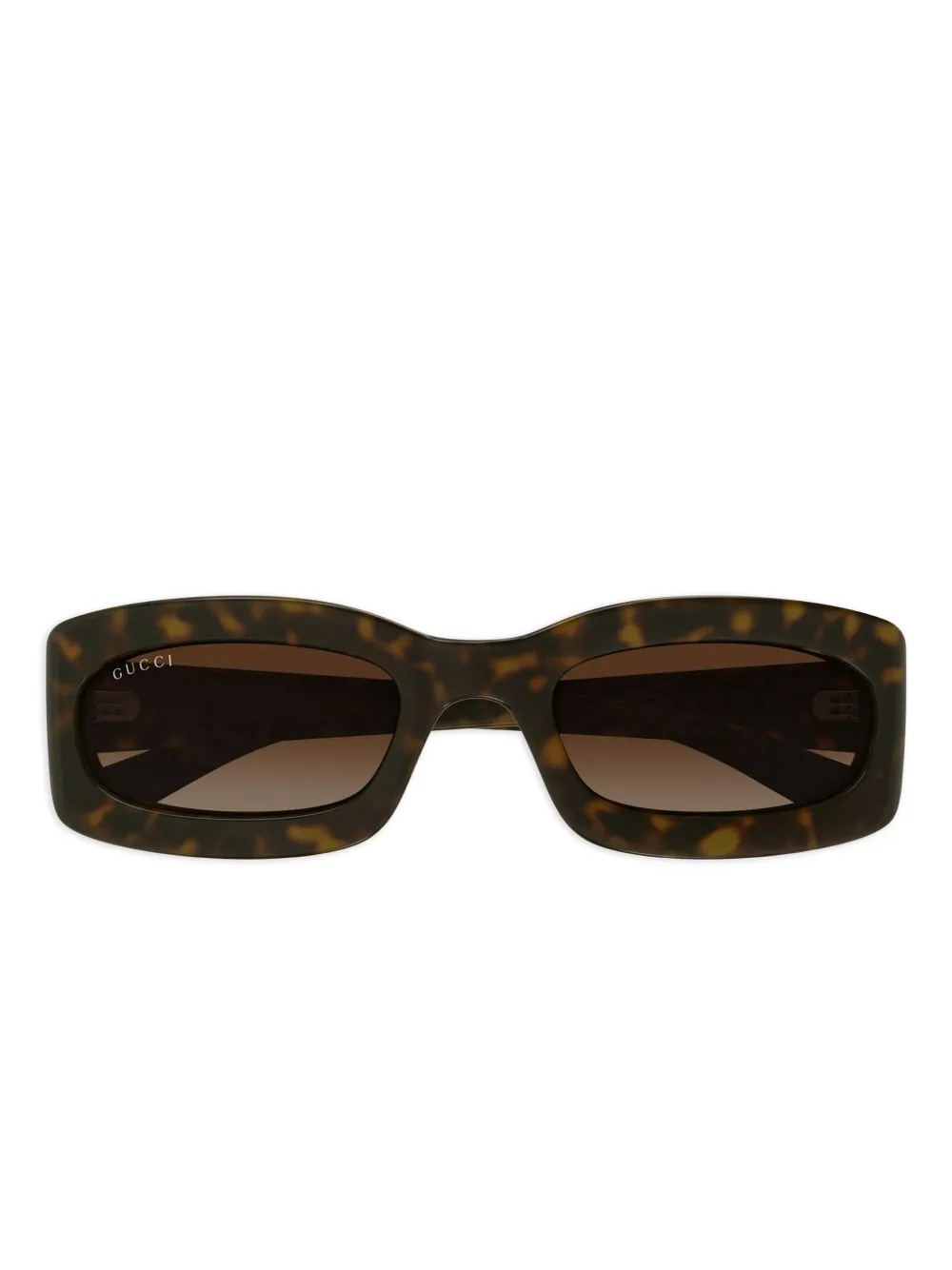 Gucci tortoiseshell rectangle sunglasses Bruin