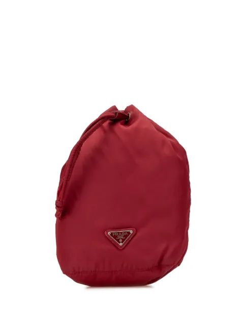 Prada Pre-Owned 2000-2013 Tessuto Drawstring pouch