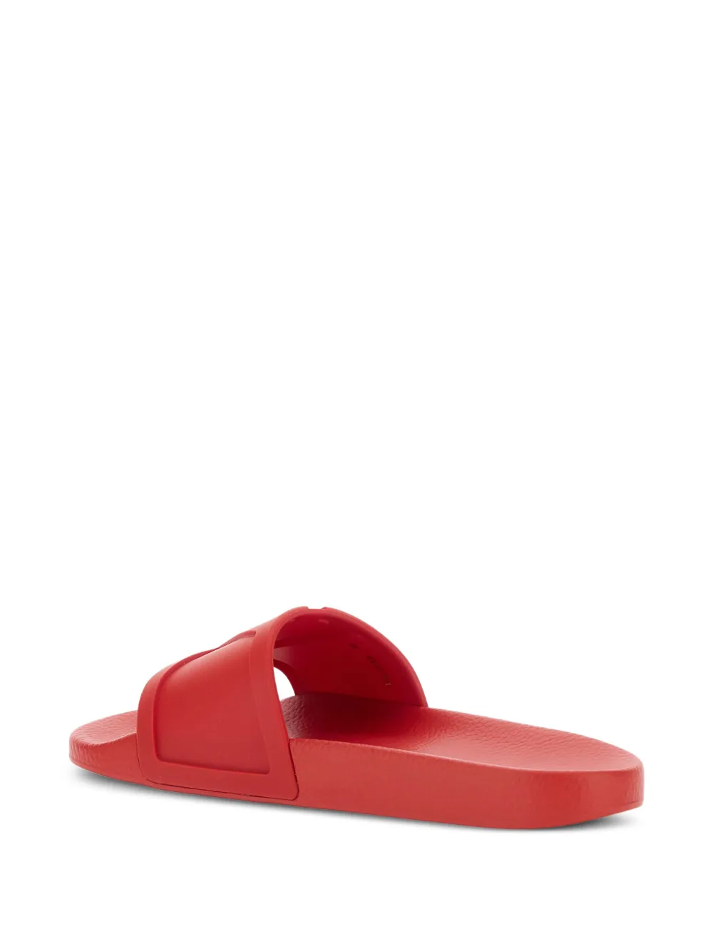 Valentino Garavani logo-embossed slides Red