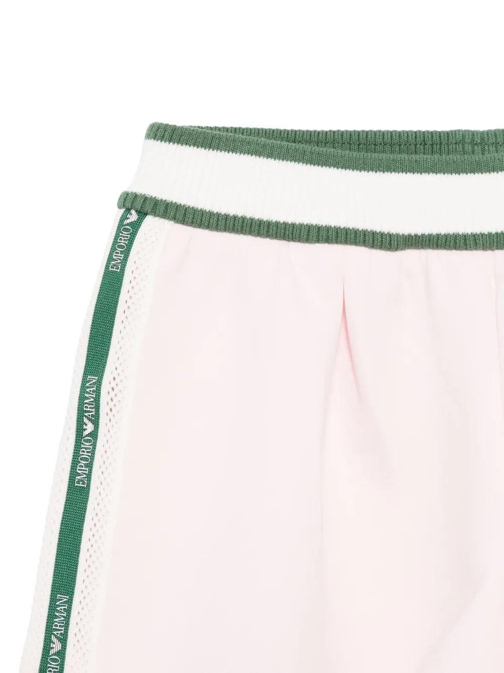 Emporio Armani Kids Shorts met logo Roze
